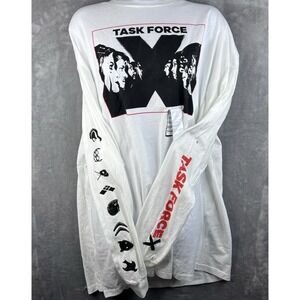 Task Force X Suicide Squad Long Sleeve Shirt XL DC Comics Superhero Graphic Tee